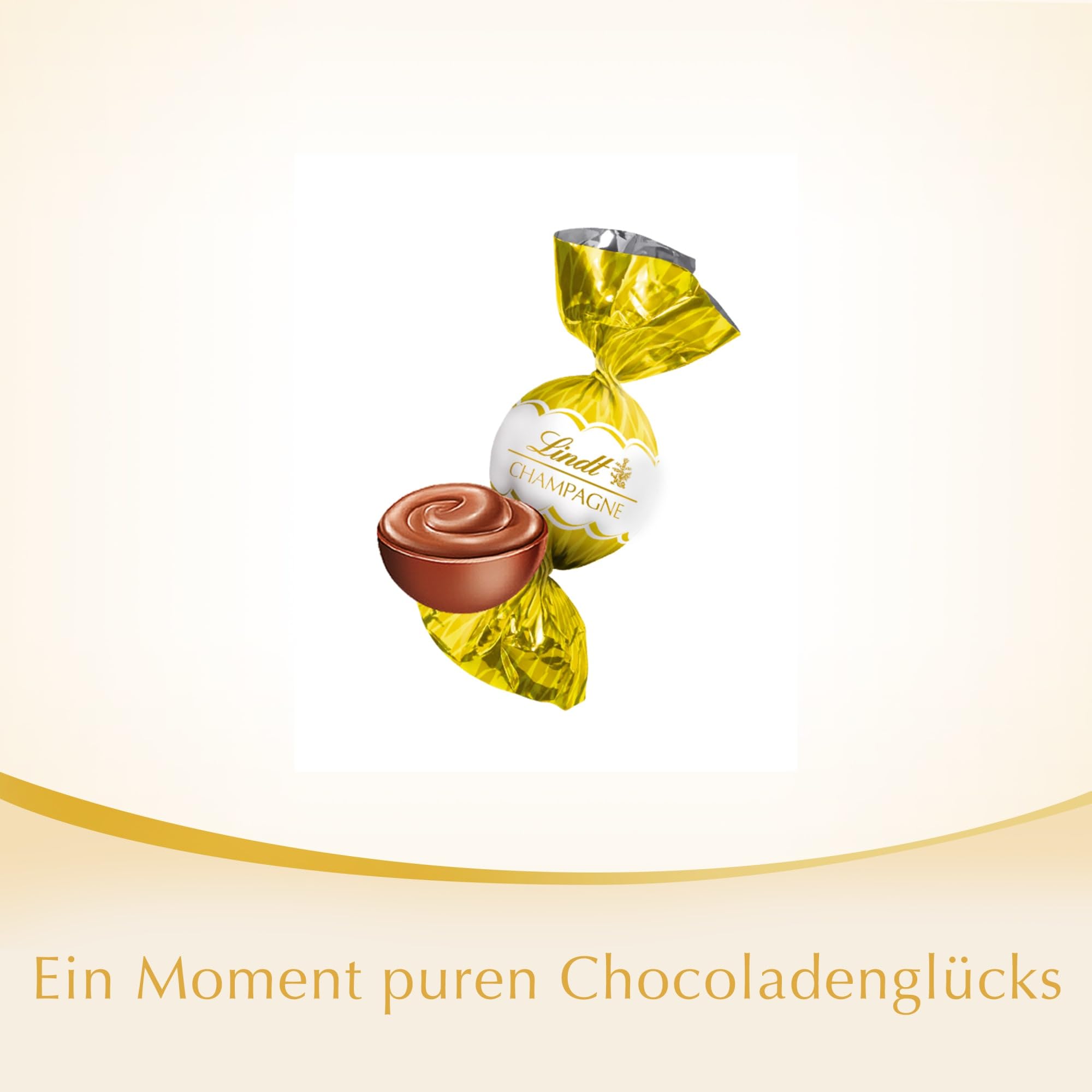 Lindt Schokolade Marc de Champagne Kugeln | 700 g | Ca. 56 Vollmilch-Schokoladen mit erlesener Füllung , alkoholhaltig | Großpackung | Pralinengeschenk | Schokoladengeschenk