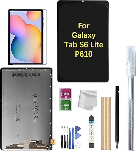 Galaxy Tab S6 Lite - Pantalla LCD de repuesto para Samsung Galaxy Tab S6 Lite SM-P610 P615 pantalla LCD digitalizador montaje de pantalla táctil de