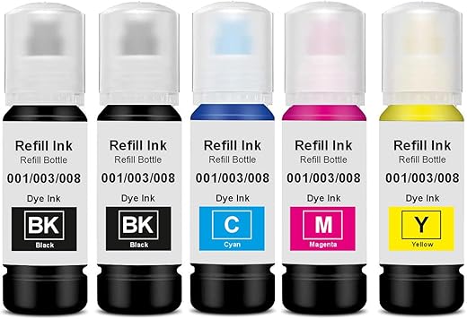 VERENA 003 Refill Ink Compatible for Epson L3110, L3150, L3250, L3252 L3115, L3116, L3101, L3210, L3215, L3216, L3151, L3152, L3156, L5190 Printer…