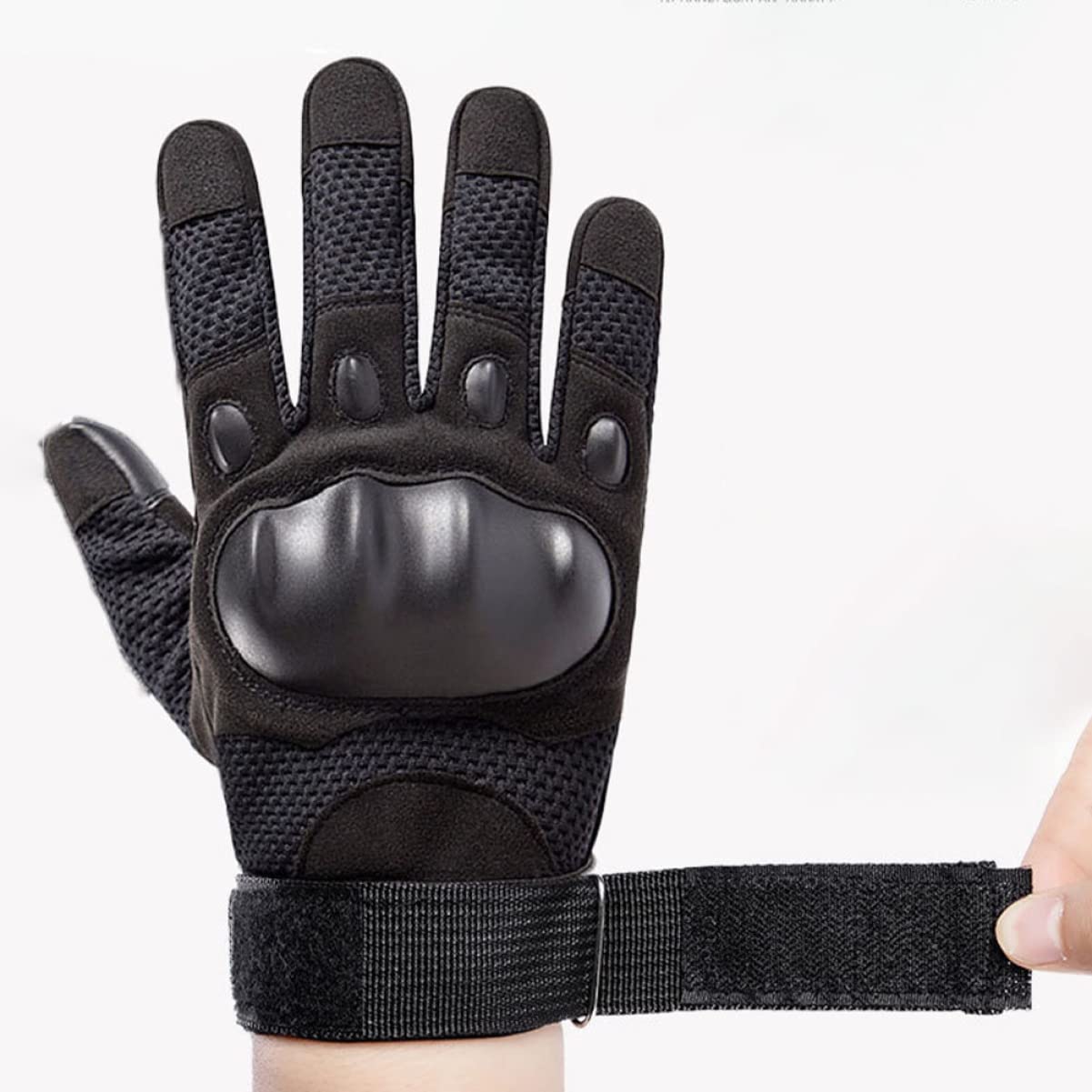 ifundom 1pair Unisex Windproof Full Finger Gloves for Outdoor Activities Touchscreen Compatible Breathable Riding Mittens for Cycling Mountaineering Skiing Comfortable Fit for Men and