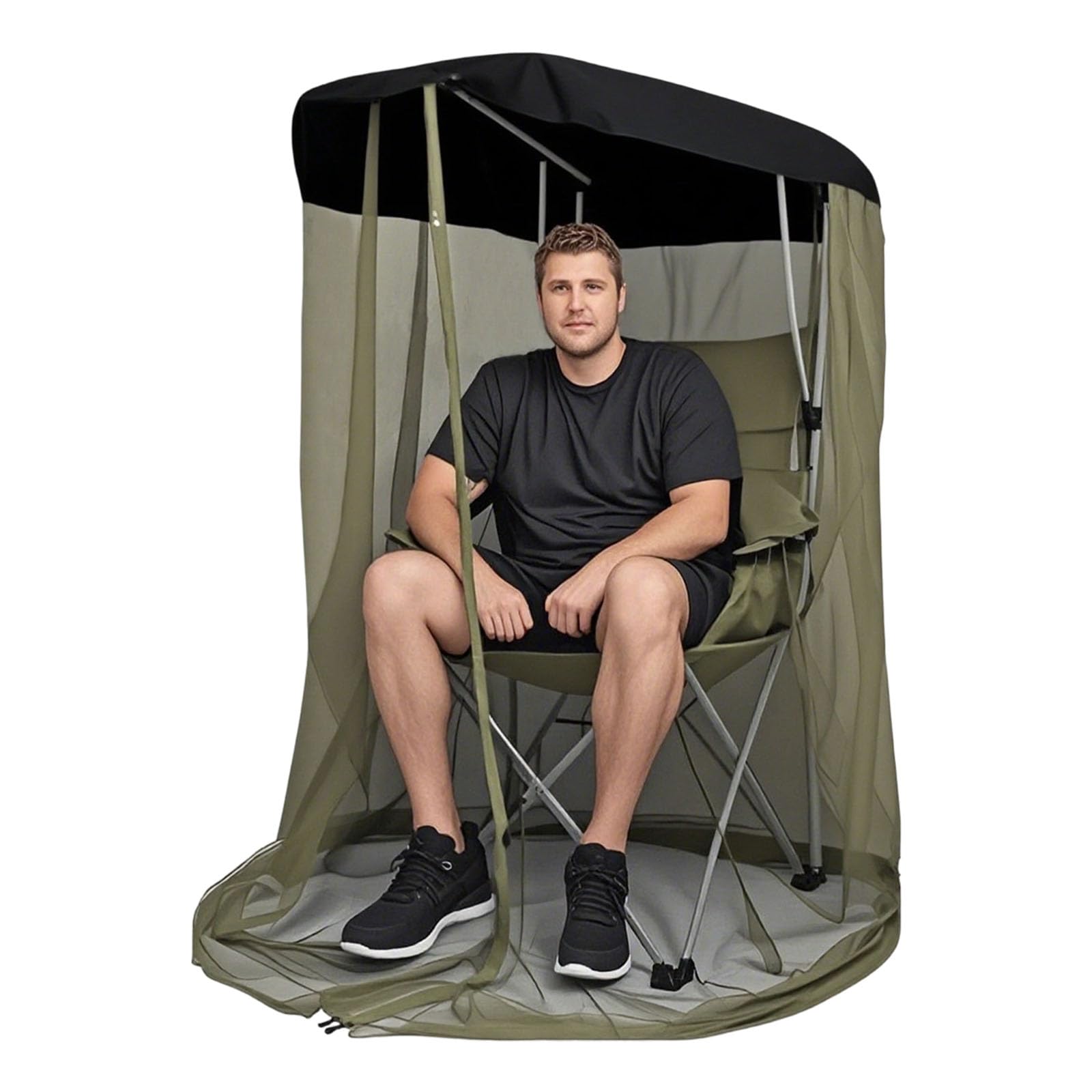 Rainproof Hammock Offering Spacious Layout and Foldable Frame for Nature Trips Foldable Outdoor Menace Net