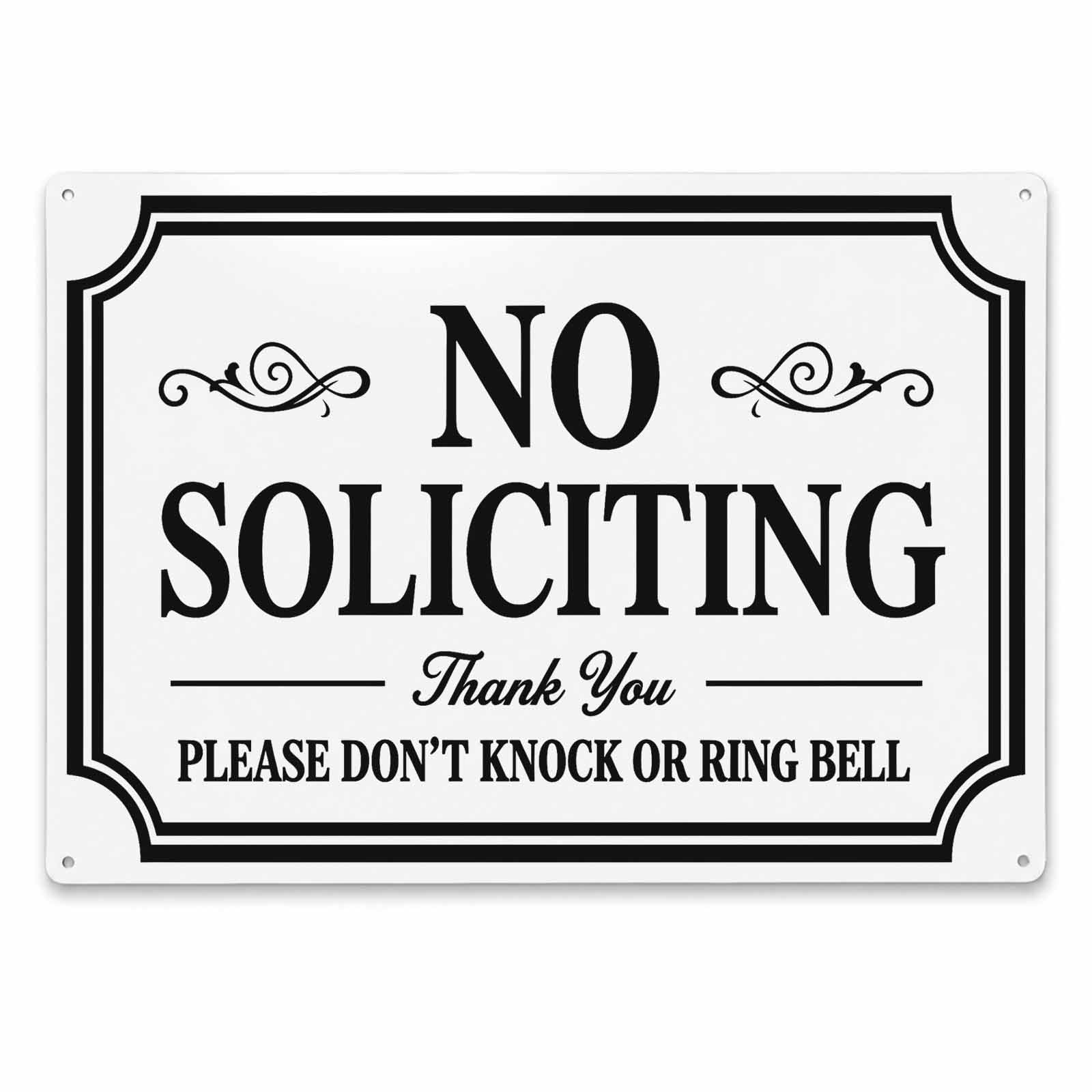 Gsrony Boys Type14 Please Don’t Knock Or Ring Bell Vintage Metal Tin Sign 8X12,Waterproof
