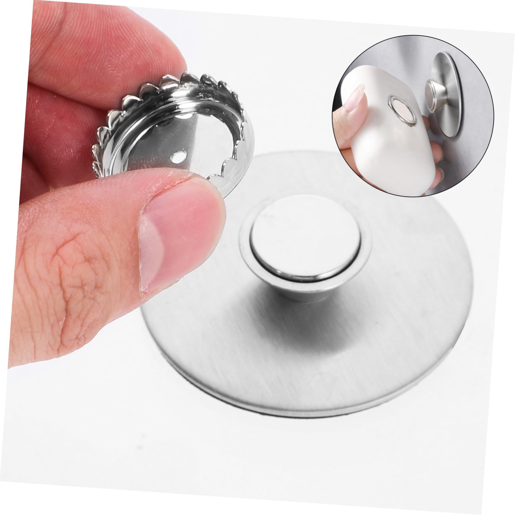 STOBAZA 5sätze Magnetischer Seifenhalter Aus Edelstahl Wandmontage Selbstklebend Ohne Bohren Für Badezimmer Und Waschbecken Elegantes Design Zur Vermeidung Von Nassem Seifenstück