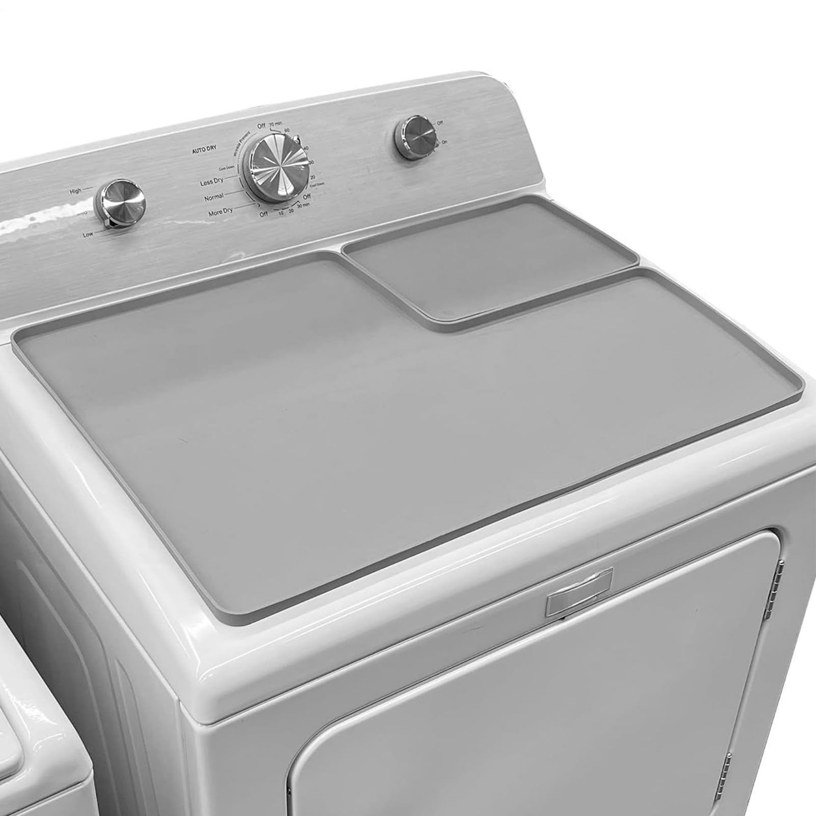 Tapis pour sèche-linge antidérapant avec collecteur de peluches intégré