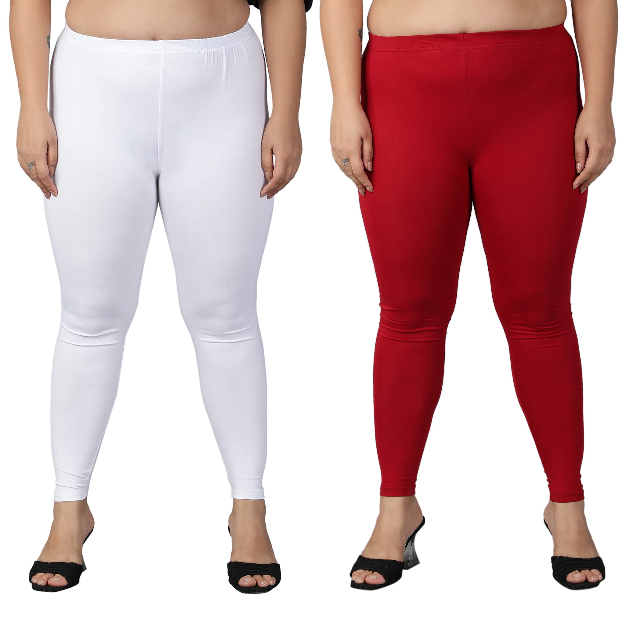 plus size Combo Ankle Length Leggings for Women-picture-6