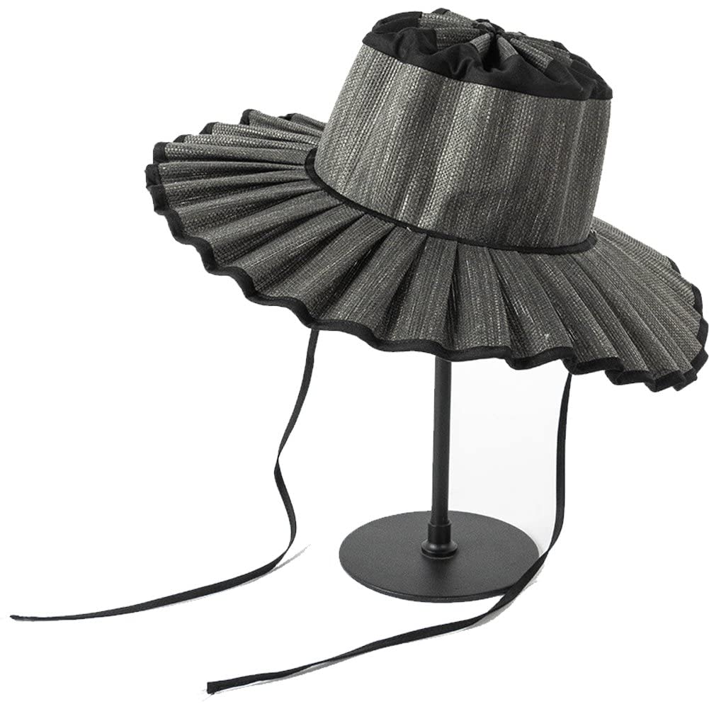 Waterproof Papyrus Cotton Foldable Pleated Women Sun Hats