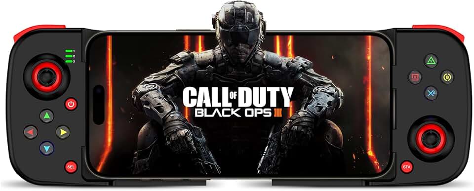 Joso Phone Controller for iPhone/Android Support Phone Case, Mobile Gaming Controller with Ergonomic Design - Wireless Gamepad for Cloud Gaming & PS Remote Play