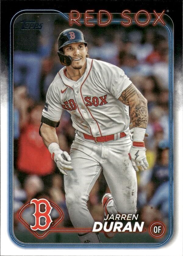 2024 TOPPS #108 JARREN DURAN BOSTON RED SOX BASEBALL OFFICIAL TRADING CARD OF MLB Thumbnail