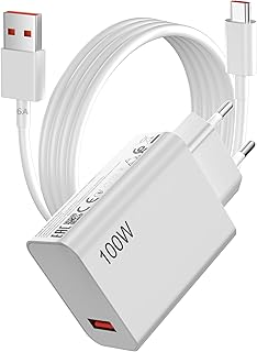 100W Chargeur Rapide pour XiaoMi 17/POCO X8 Pro Max/F8 Ultra/M8 Pro 90W 67W 45W Rapide Chargeur et 1m Câble USB C pour XiaoMi 15T 14T 13T pour Redmi Note 15 Pro+ 14 13 12 11 10 POCO X7 X6 X5 Pad 8 7 6
