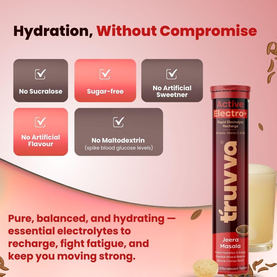 Active Electrolyte Tablets | Electrolyte Drink with Minerals, Vitamin C & B6 | Instant Hydration & Energy Support | Muscle Cramp Relief | 15 Fizzy Tablets Zero Sugar & Zero Caffeine — Amazon image 8