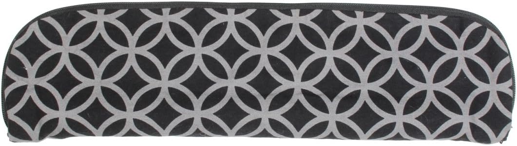 No Knot Travel Jewelry Organizer Tangle Free Necklace Carrier for Women That Protects and Keeps Jewelry Tangle-Free | Black & Silver