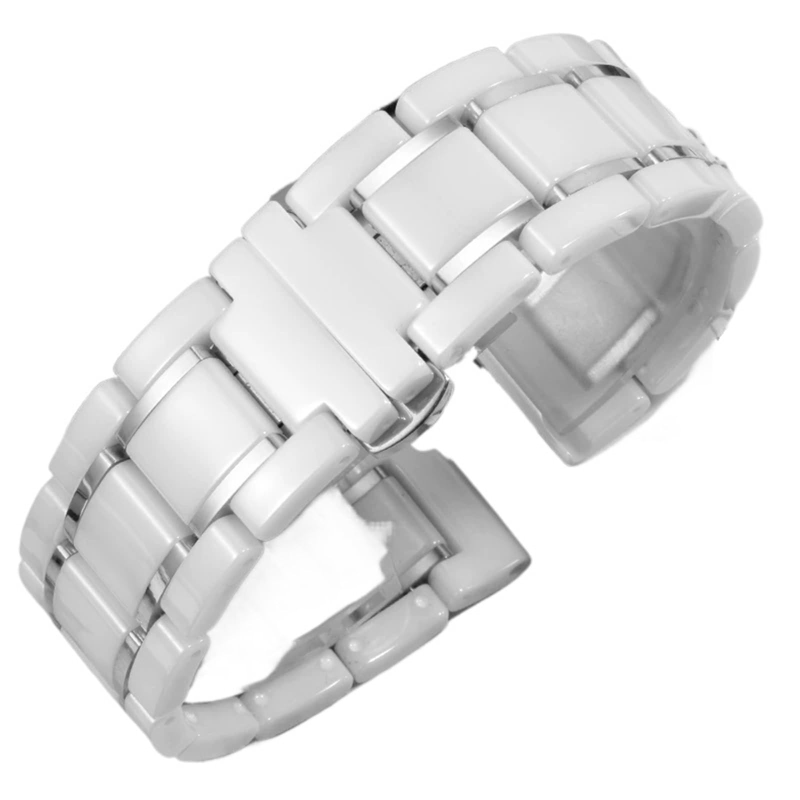 Ceramiczny pasek do zegarka z mechanizmem szybkiego uwalniania Męski klasyczny Trwały zamienny pasek do zegarka Damskie codzienne i eleganckie akcesoria 16 18 20 22 mm