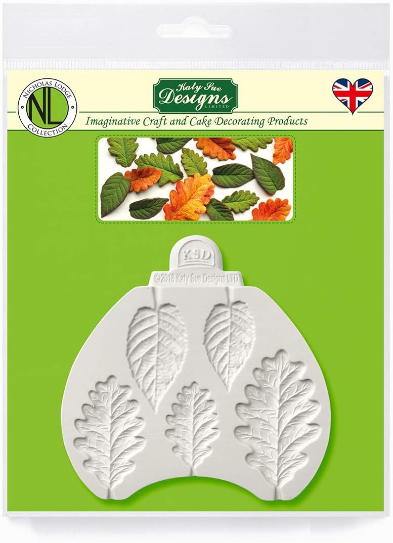 Flower Pro Blackberry & Oak Leaves Silicone Mold For Cake Decorating & Craft. For Fondant, Sugar Paste & Air Dry Clay from Katy Sue Designs Fondant, Silicone, & Air Dry Clay Molds