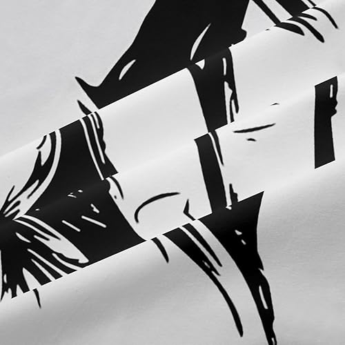 Miniatura 6 de Cortinas de música rock, cortinas y cortinas con temática musical, cortinas opacas con impresión de notas musicales, cortinas opacas en blanco y