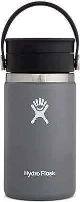 HYDRO FLASK - Travel Coffee Flask 354 ml (12 oz) - Vacuum Insulated Stainless Steel Travel Mug with Leak Proof Flex Sip Li...