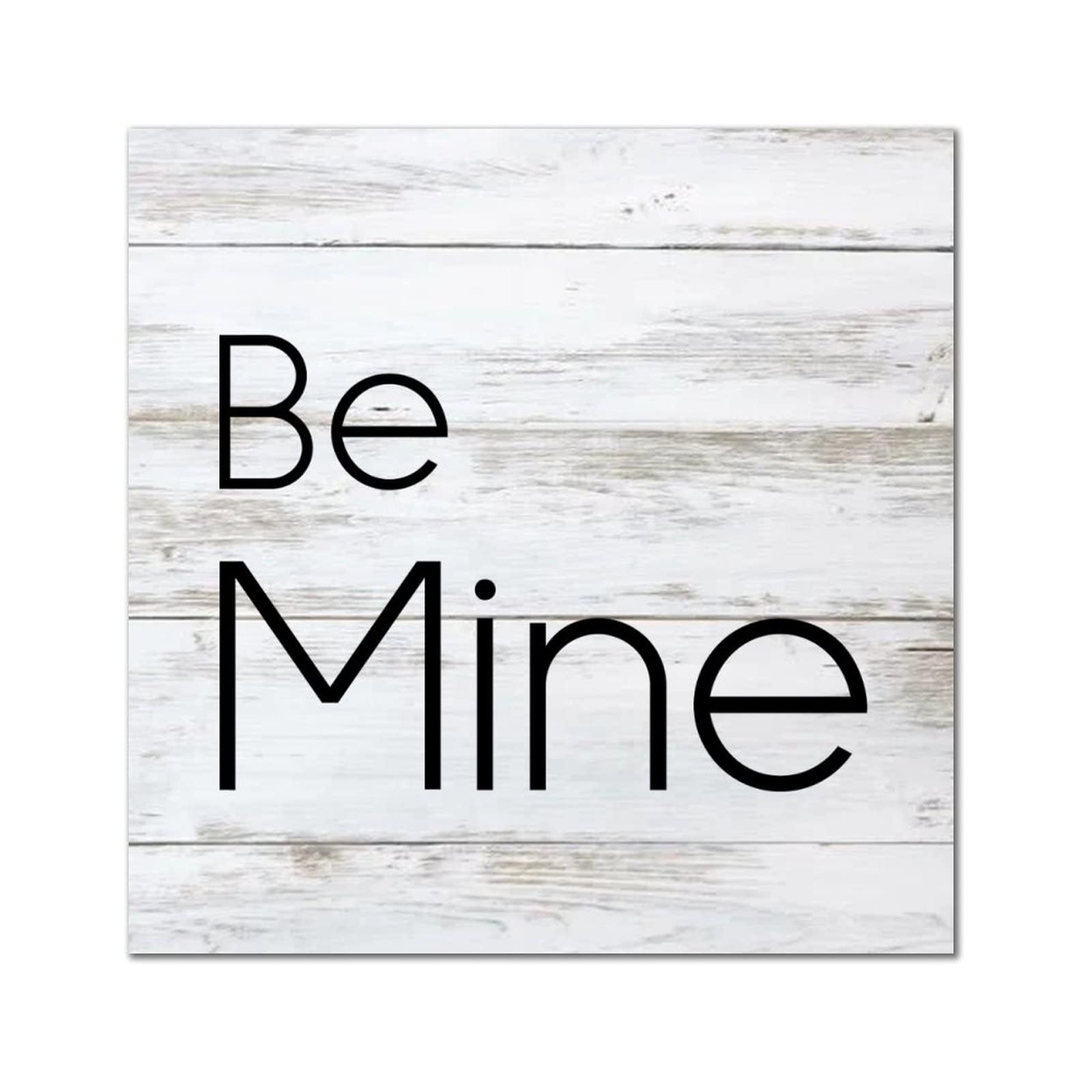 Décoration murale en bois Be Mine, cadeau crémaillère