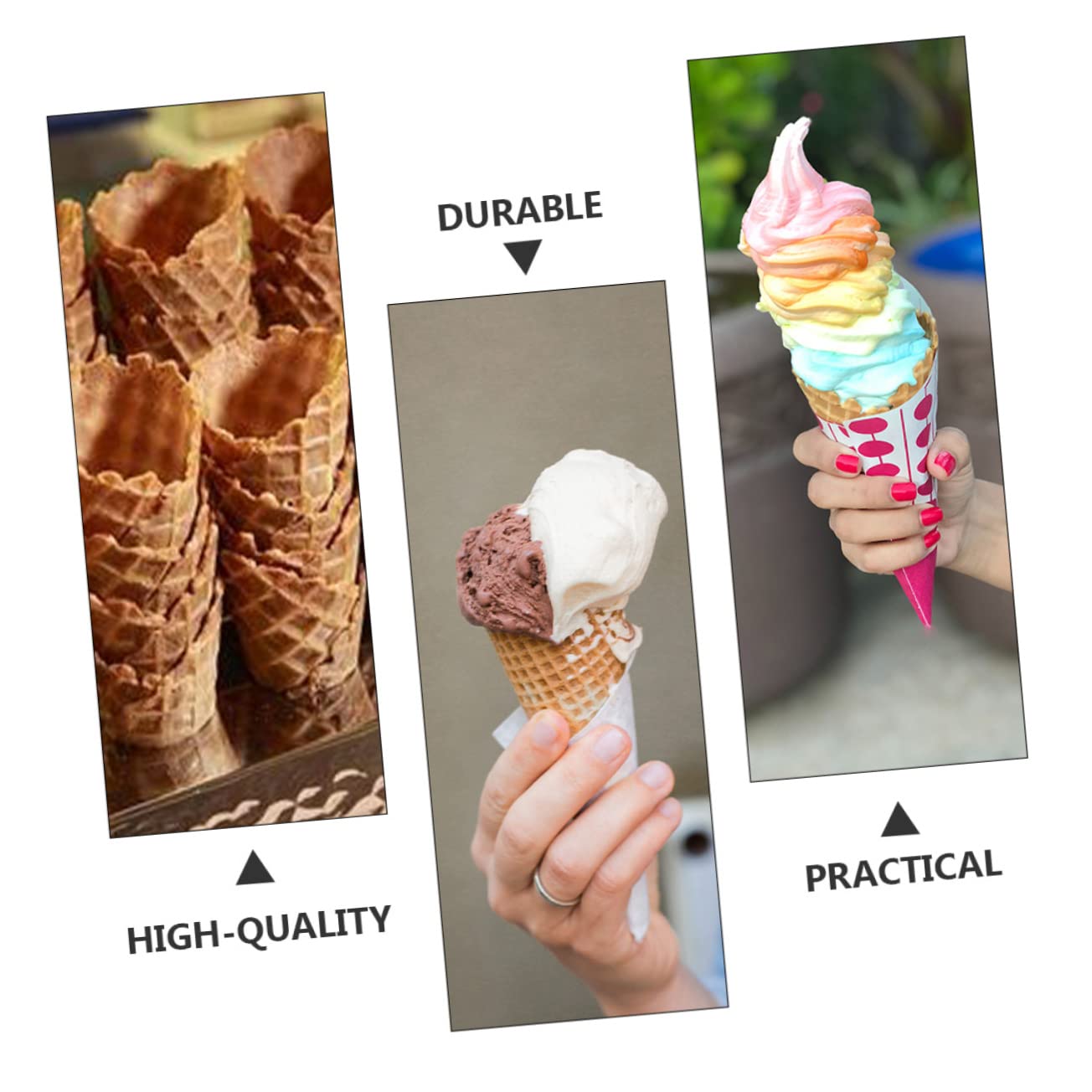 Amazon.co.jp: 10 アイス クリーム ペン ワッフル メーカー