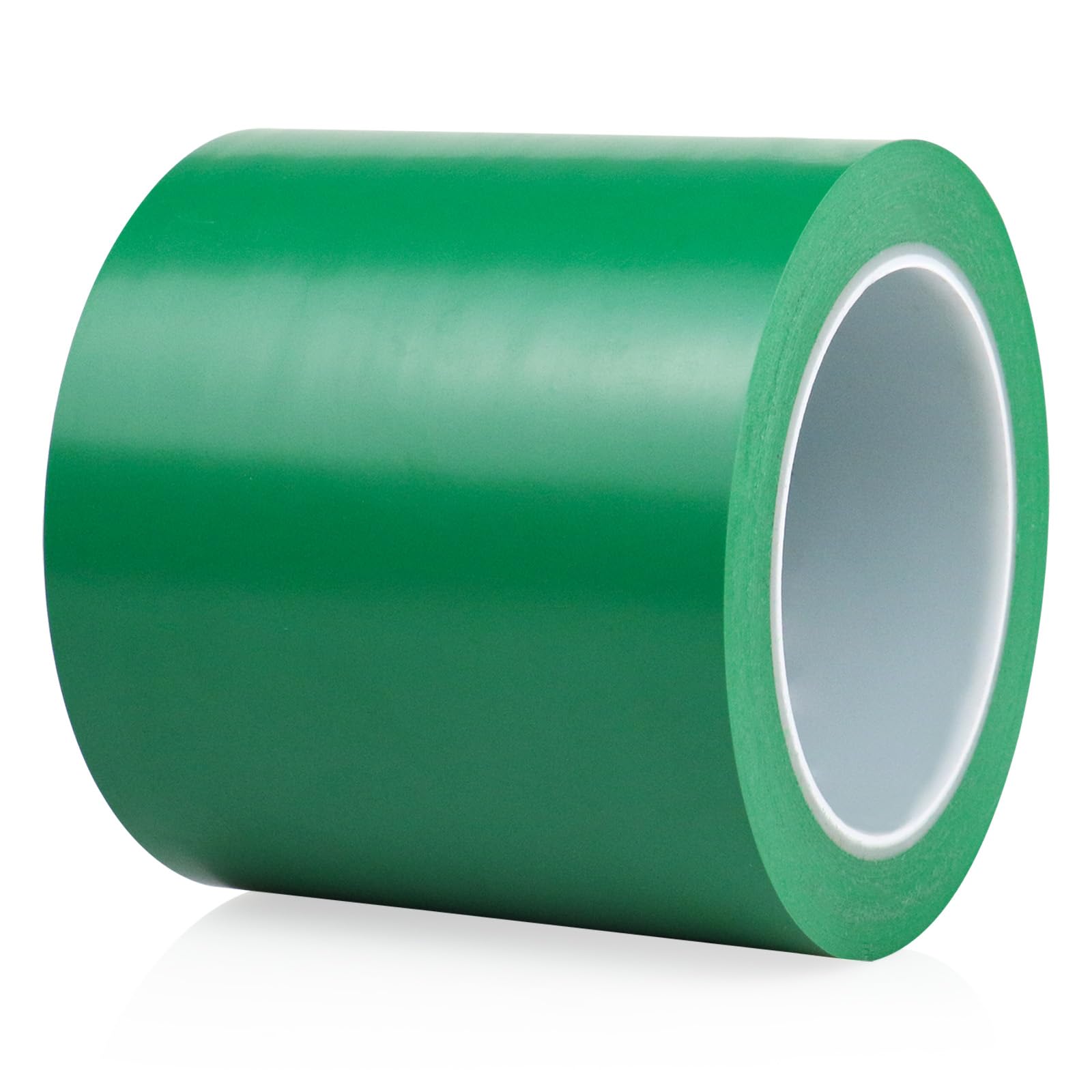 BOMEI PACK Warnklebeband Grünes Warnband Gefahr Warnung PVC Für Bodenkennzeichnungen 33m (Markierungs Klebeband 100mmx33m)
