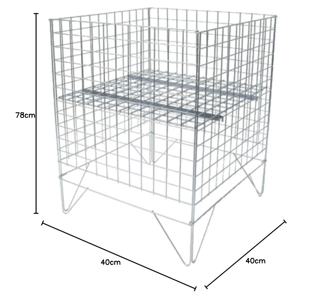 GERSO Schlagerkorb 400 x 400 x 780 mm