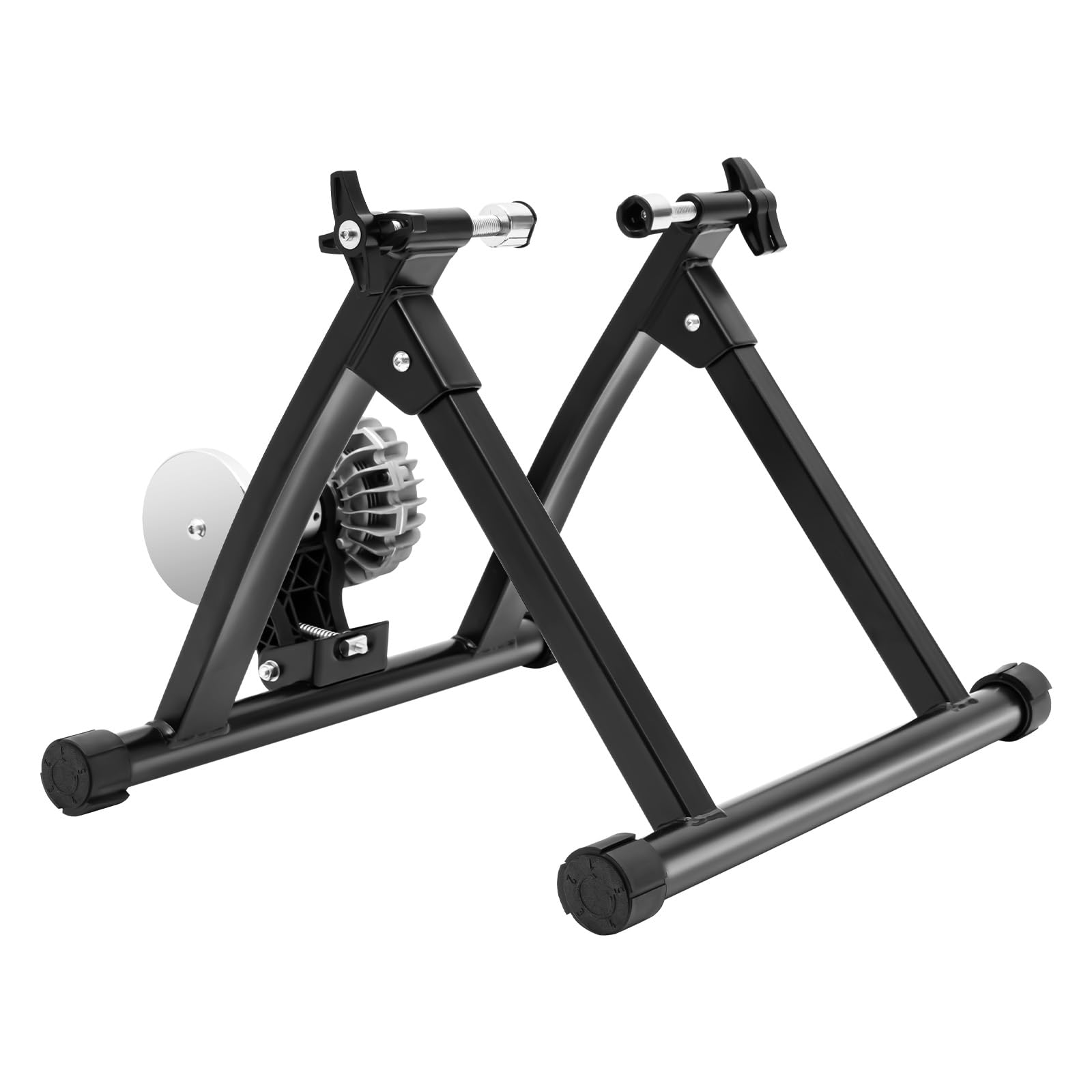 Rullo da allenamento con freno magnetico per bici da corsa, MTB, rullo da bici per ciclismo, esercizio, supporto per bici da allenamento fisso con leva di sgancio rapido, 55x48x40 cm, per