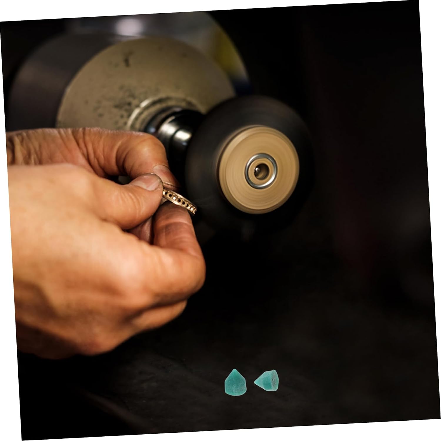 LIFKOME Rotary Polishing Kit Abrasive Media for Jewelry and Tumblers for Polishing and Buffing with Rotary Sanding Machines Silicon Carbide Filler