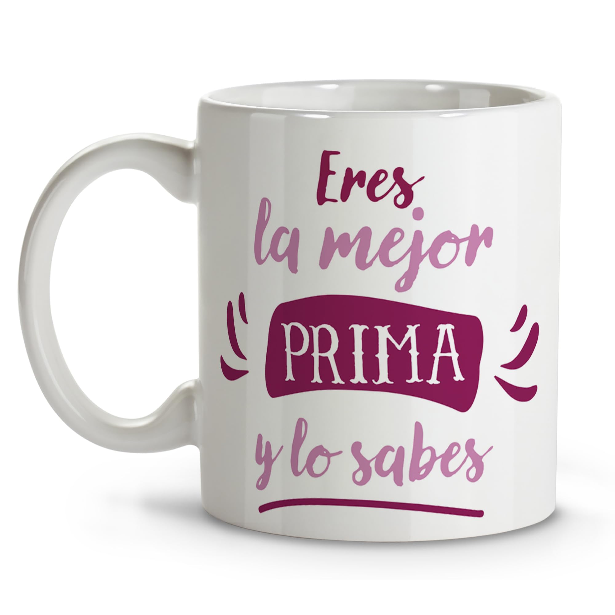 Original Gifts for Women Original Mugs Gift Mug Message Gifts for Cousins Ceramic Mug 11oz, Prima_2 - Image 2