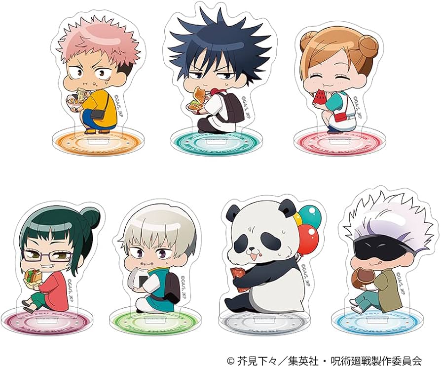 Amazon | ムービック 呪術廻戦 かぷりっこ ほおばるアクリルスタンド