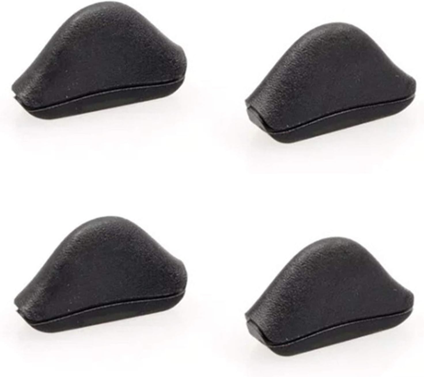 2 Pairs Asian Fit Black Nose Piece Pads for Oakley Crosslink Eye Glass Frames OX8027 OX8029 OX8030 OX8031 etc