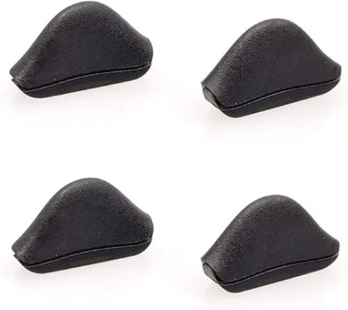 2 pares de almohadillas de nariz negras de ajuste asiático para Oakley Crosslink marcos de cristal de ojos OX8027 OX8029 OX8030 OX8031, etc, Negro -