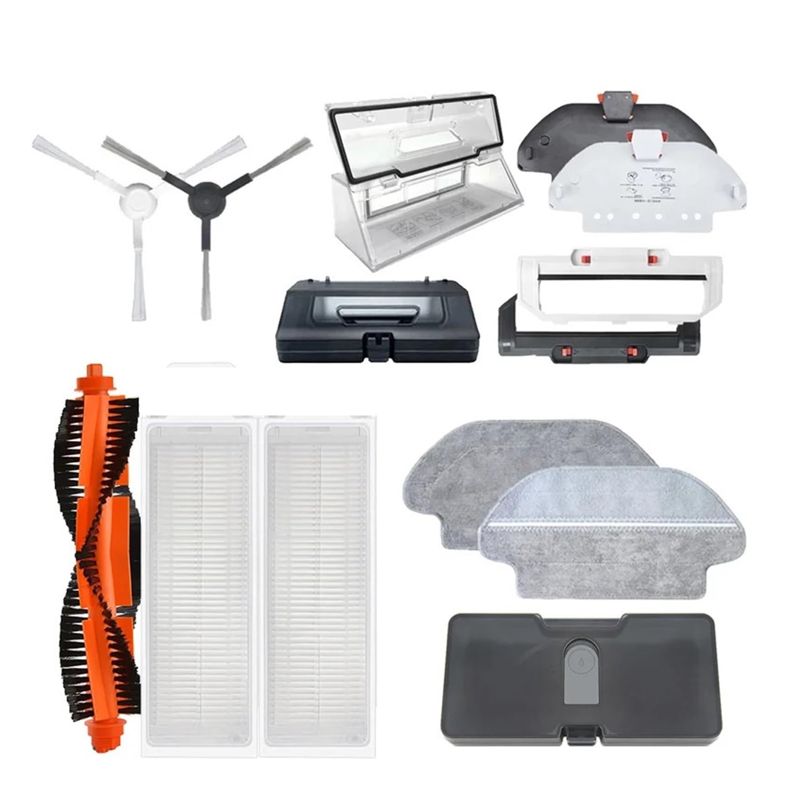 Akcesoria kompatybilne z Xiaomi Mijia Mop Pro STYTJ02YM/VIOMI V2 PRO/V3 części głowicy odkurzacza robota / szczotka boczna części filtra HEPA (5)