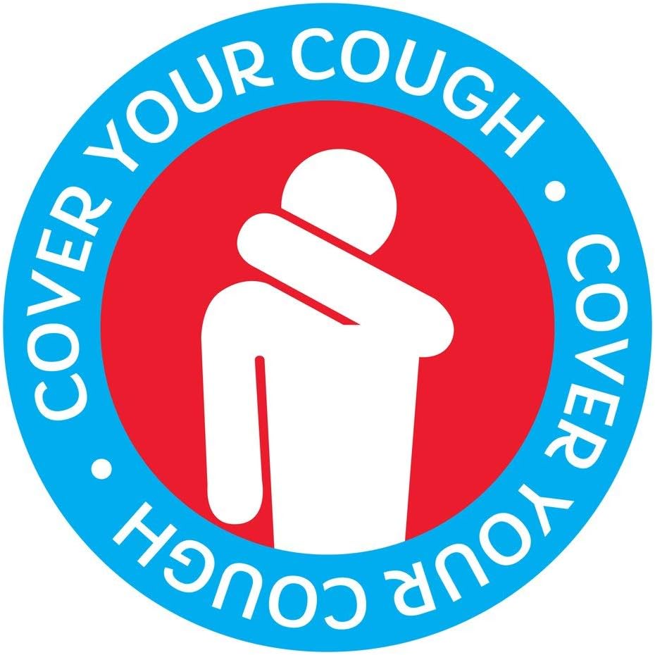 Healthy Habits Decals - Cover Cough - 4 Pack (3.75)