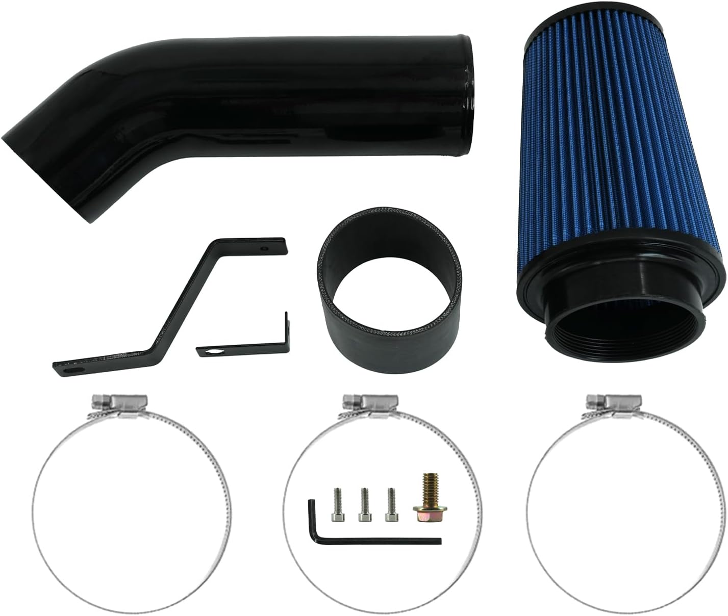 Marsflex Cold Air Intake Kit & Air Filter Compatible with 1999.5 2000 2001 2002 2003 for Ford F250 F350 F450 Super Duty V8 7.3L
