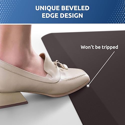 Miniatura 96 de KitchenClouds - Tapete acolchado antifatiga, impermeable, antideslizante, cómodo, para escritorio de pie, cocina, fregadero, hogar y oficina, 17.3 x