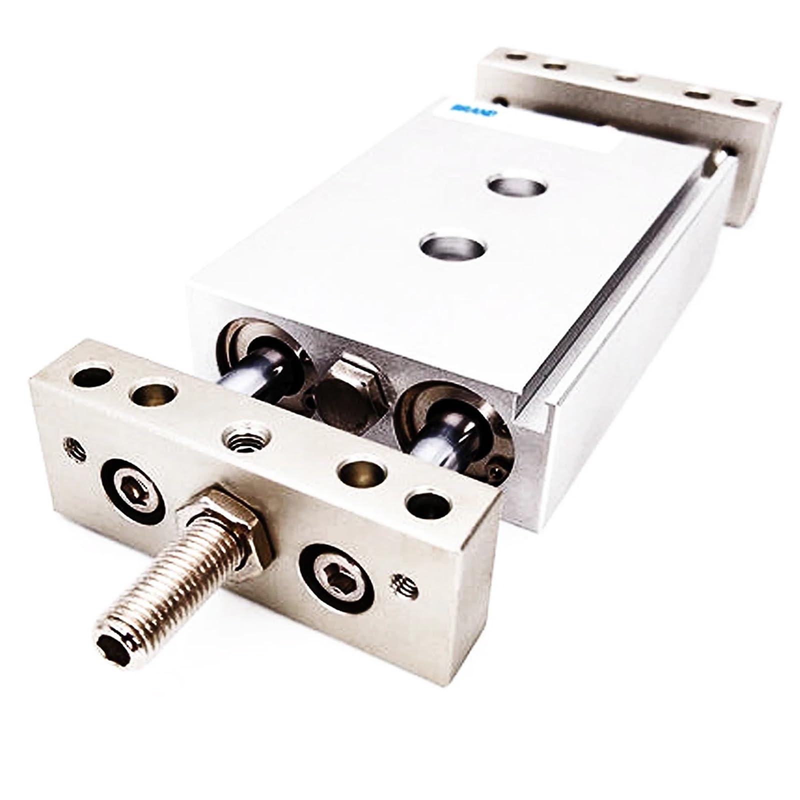 BIVOO Cilindro neumático de Doble Efecto Serie STMB25-175, Varilla de pistón Doble, lengüeta Deslizante, actuador de Aire, diámetro de 25mm, Carrera 175