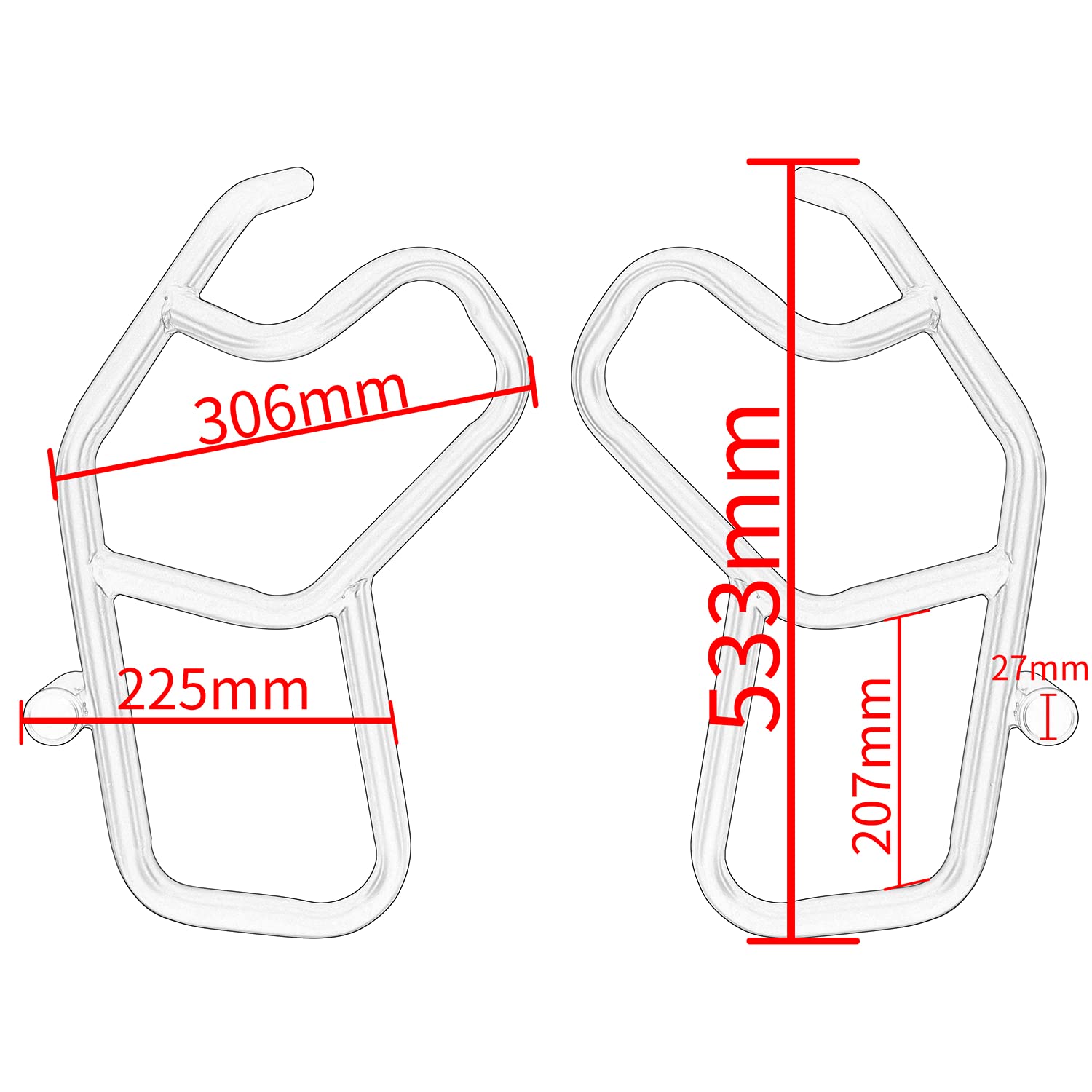 Protezione motore moto Paraurti Highway Crash Bar Paratelaio Protezioni caduta serbatoio gas per Versys 1000 Versys-1000 Versys1000 Accessori Parti 2019 2020 2021 2022 2023