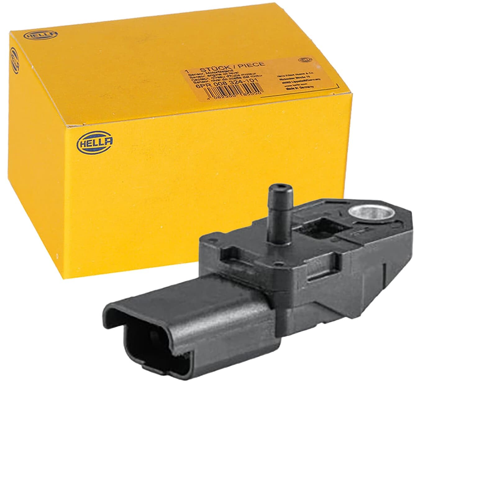 HELLA 6Pp 358 152-341 Capteur, Pression De Suralimentation - 3Pôle - Vissé