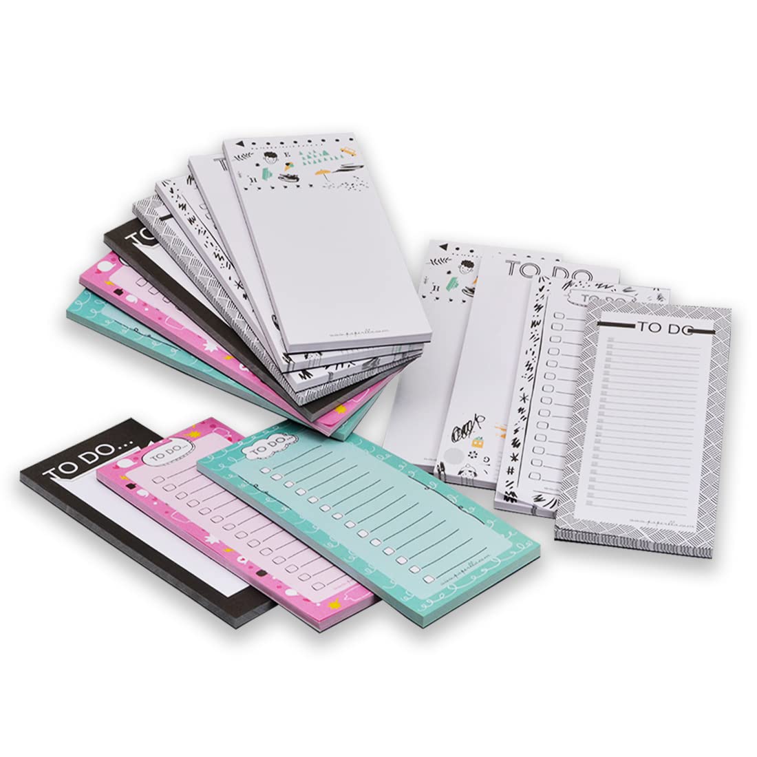 COI Set di 14 quaderni per scrivere appunti, articoli di cancelleria, lista delle cose da fare, planner