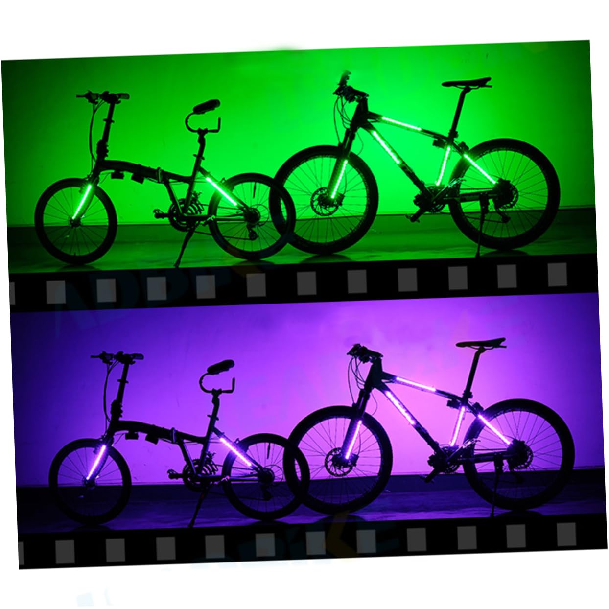 HANABASS Color LED Bike Frame Light with Modes Tailgate Lights for Enhanced Visibility and Decoration Easy to Install Premium for Safety and Style