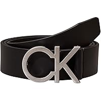 Calvin Klein Uomo Cintura Ck Buckle Belt 3.5 cm Cintura in Pelle