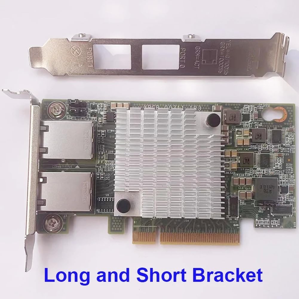10G Tarjeta Ethernet de doble puerto 10G X540-T2 PCIE-X8 Network Extend Adapter Piezas de repuesto