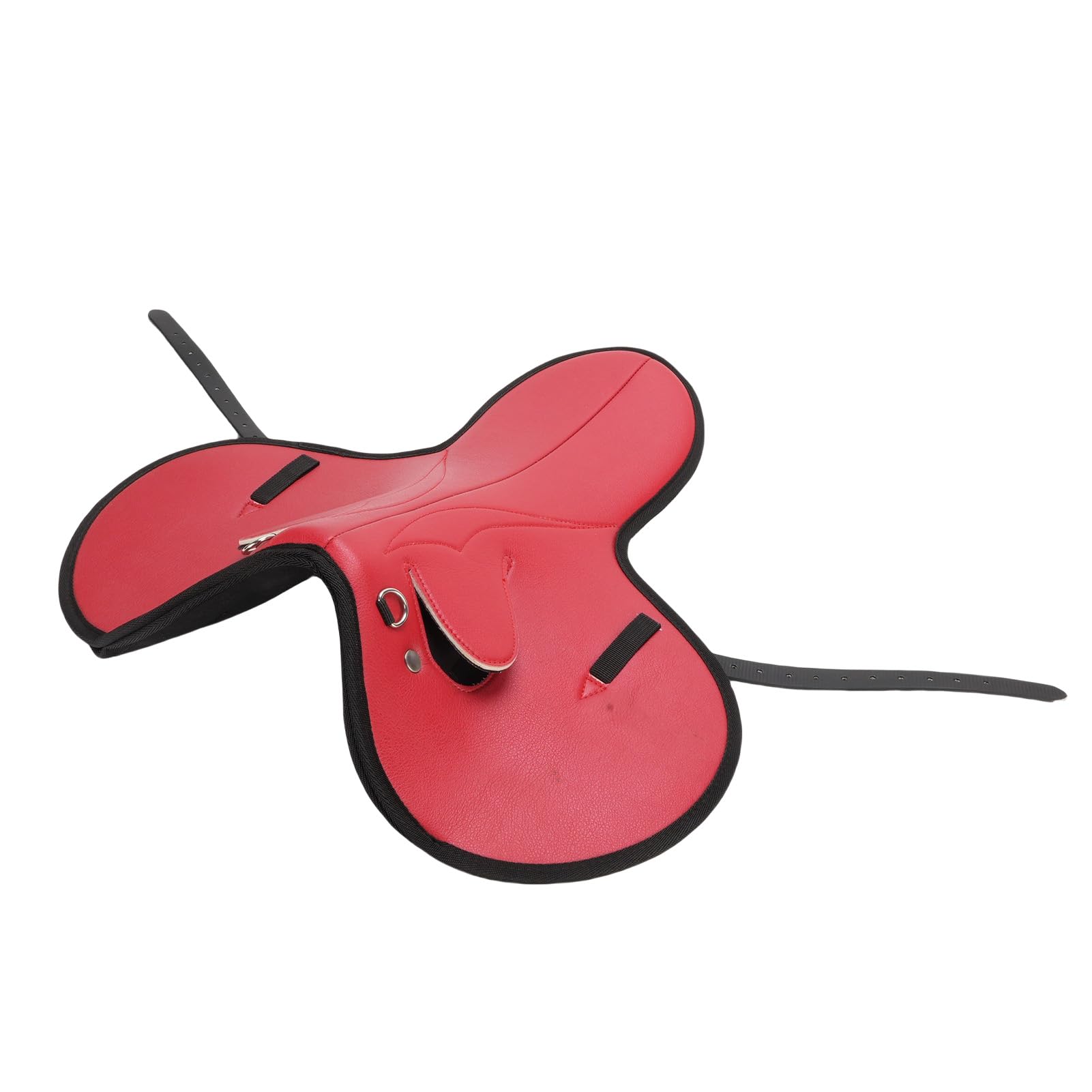 Topiky Almohadilla para Silla de Montar de Caballo, Cojín Protector Cómodo, Antideslizante, Amortiguador, Color Rojo, 18,9 X 18,9 Pulgadas, para Eventos de Equitación