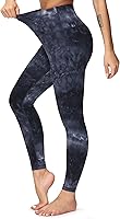 Vista 9 de Dragon Fit - Pantalones de yoga de compresión con bolsillos interiores, pantalones deportivos de cintura alta con control de abdomen, leggings