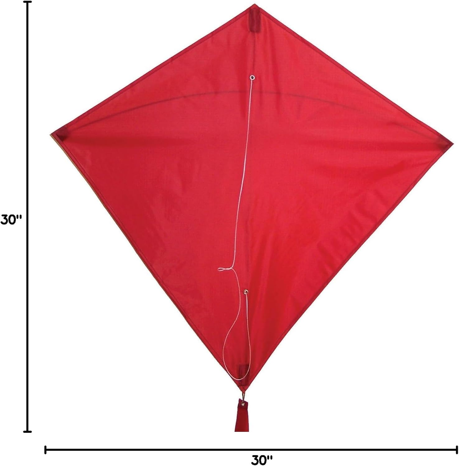 In The Breeze Solid Color Diamond Kite, 30-inch