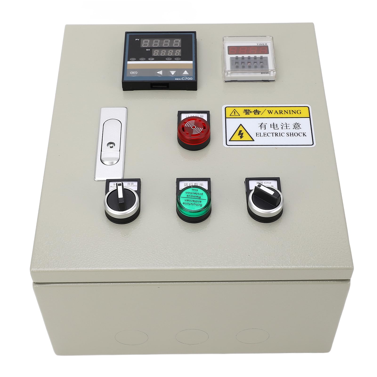 Annadue Controlador de Temperatura PID Caja de Termostato Trifásico 15KW 380V Pantalla Digital de Alta Precisión Control de Temperatura Inteligente para Horno Máquina de Curado UV