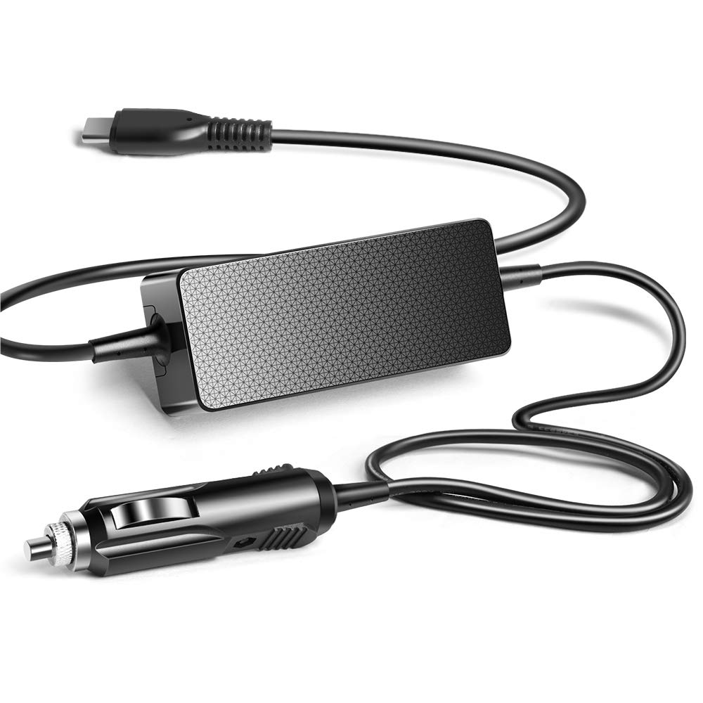 PD 65W USB C Laptop Car Charger 12V/24V Cigarette Lighter DC Adapter for MacBook Air/Pro ASUS Zenbook 14 OLED UX3402ZA ChromeBook CX1100 CX1400 CX1500 CX3402 Lenovo IdeaPad Slim 5 Type-C Power Supply