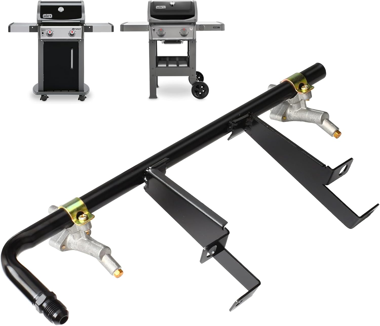 67032 Gas Control Valve Assembly for Weber GS4 Spirit 2 Parts, 69768 Manifold Main Burner Control Gas Valve Replacement Parts for Weber GS4 Spirit II & I 200, Spirit E210 S210 E220 S220 Propane(LP)