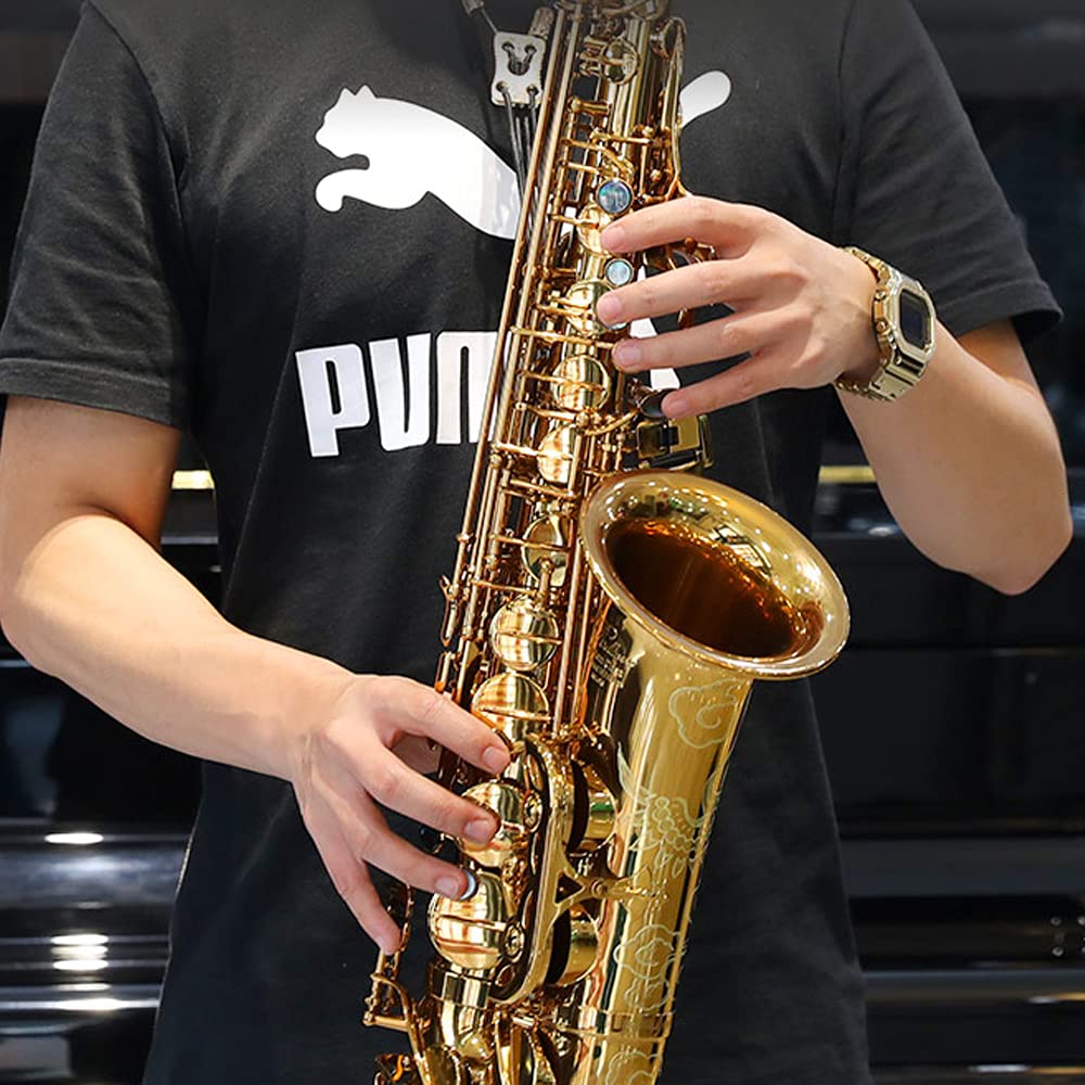 Rollins Saxophone alto RSA-X3, E flat Selmer 54-Key,Matériau cuivre rouge + laiton,Or