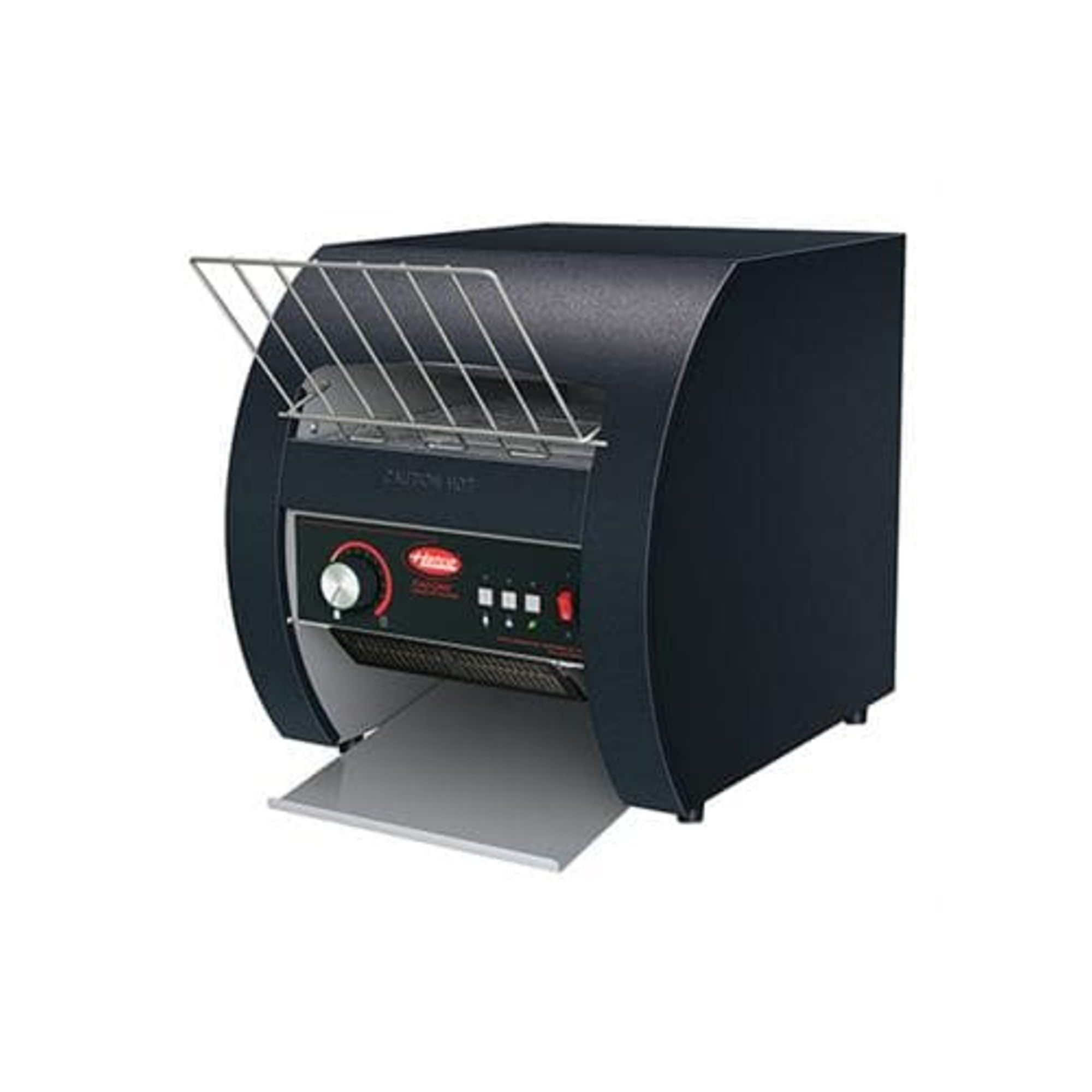 Toast Qwik Black One or Two Side Conveyor Toaster with 2" Opening - 120V by Hatco – Black, Model TQ3-10