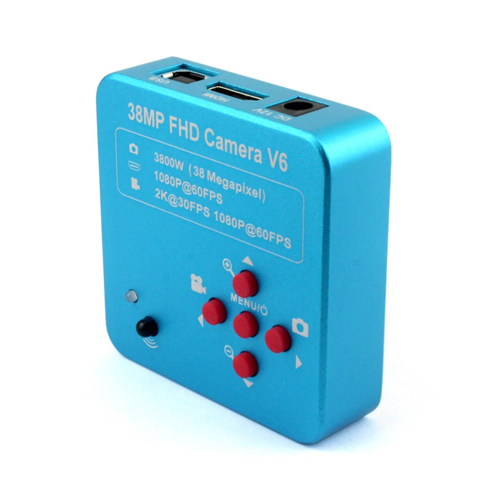 Mikroskop Cyfrowy 1080P HDMI VGA Do Lutowania Elektronicznego 130X 38MP Kamera Mikroskopowa USB LED Lampa Pierścieniowa Profesjonalna Naprawa Mikroskopy i wyposażenie(HDMI-VGA)