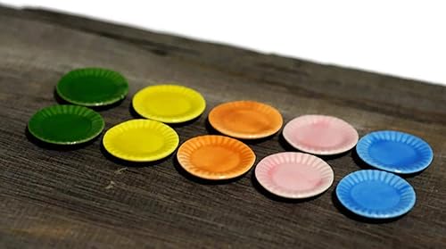 Miniatura 3 de 10 utensilios de cocina de cerámica coloridos para casa de muñecas, juguetes en miniatura, platos, comida y cocina por Handmade